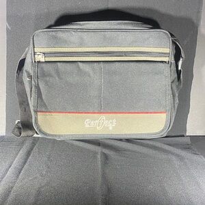 Black and Tan Messenger Bag